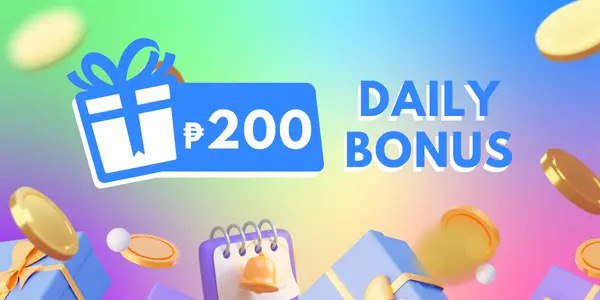 Weekly rewards campaign banner with a treasure chest and celebratory game artwork